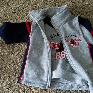 Swest shirt with matching vest